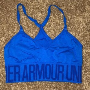 Under armor Blue Sports bra